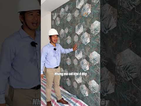 Ốp Gạch Trang Trí Vách Tường Không Ron Tăng Thẩm Mỹ Khi Xây Nhà - Xây Nhà Trọn Gói LACO #shorts