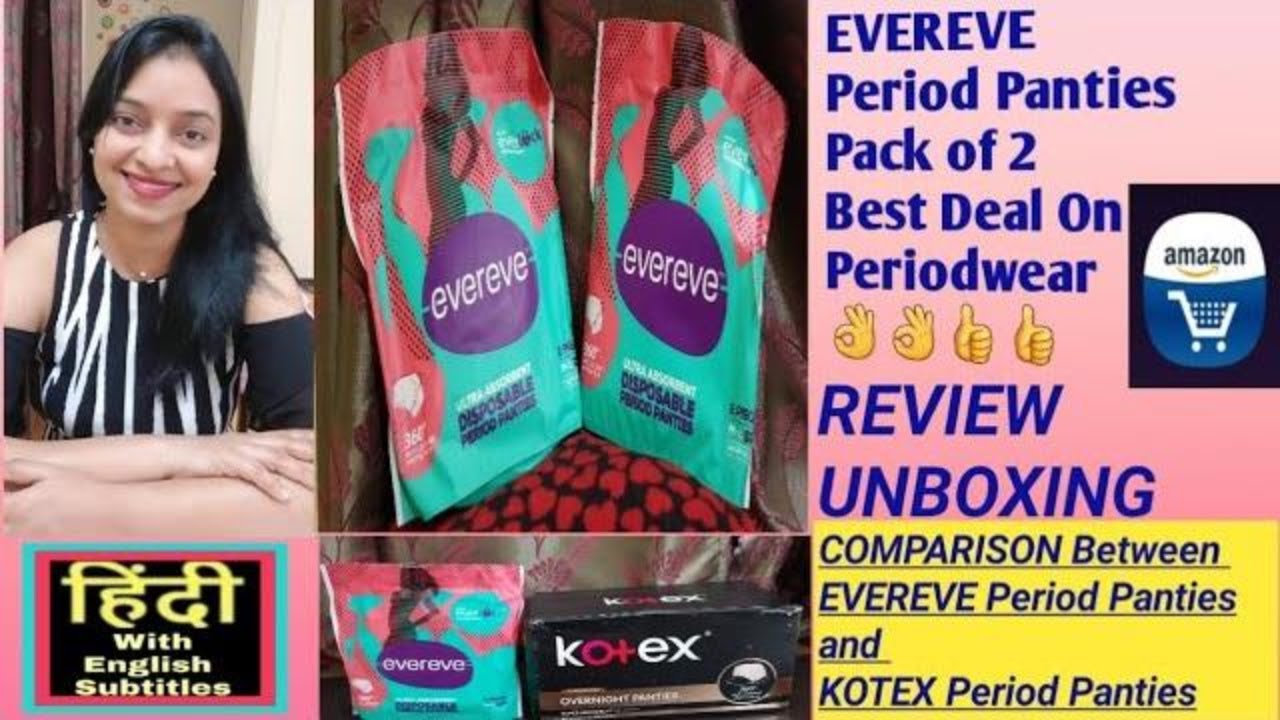 Evereve Period Pants Review and Unboxing  Order Review In Hindi  [period pants] 