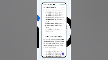 Tecno Mobile HiOS 15 Update Device List #tecnonaman #xos15features