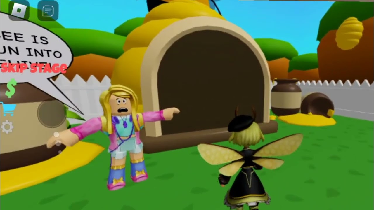Roblox: Playing Escape Evil Queen Bee Obby! with Cloud