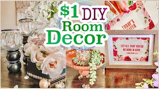 5 Dollar Tree DIY Room Decor Crafts!!