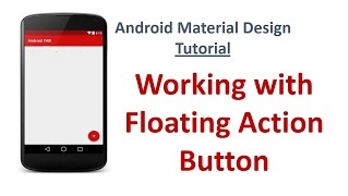 Android Material Design - 12 - Floating Action Button screenshot 5