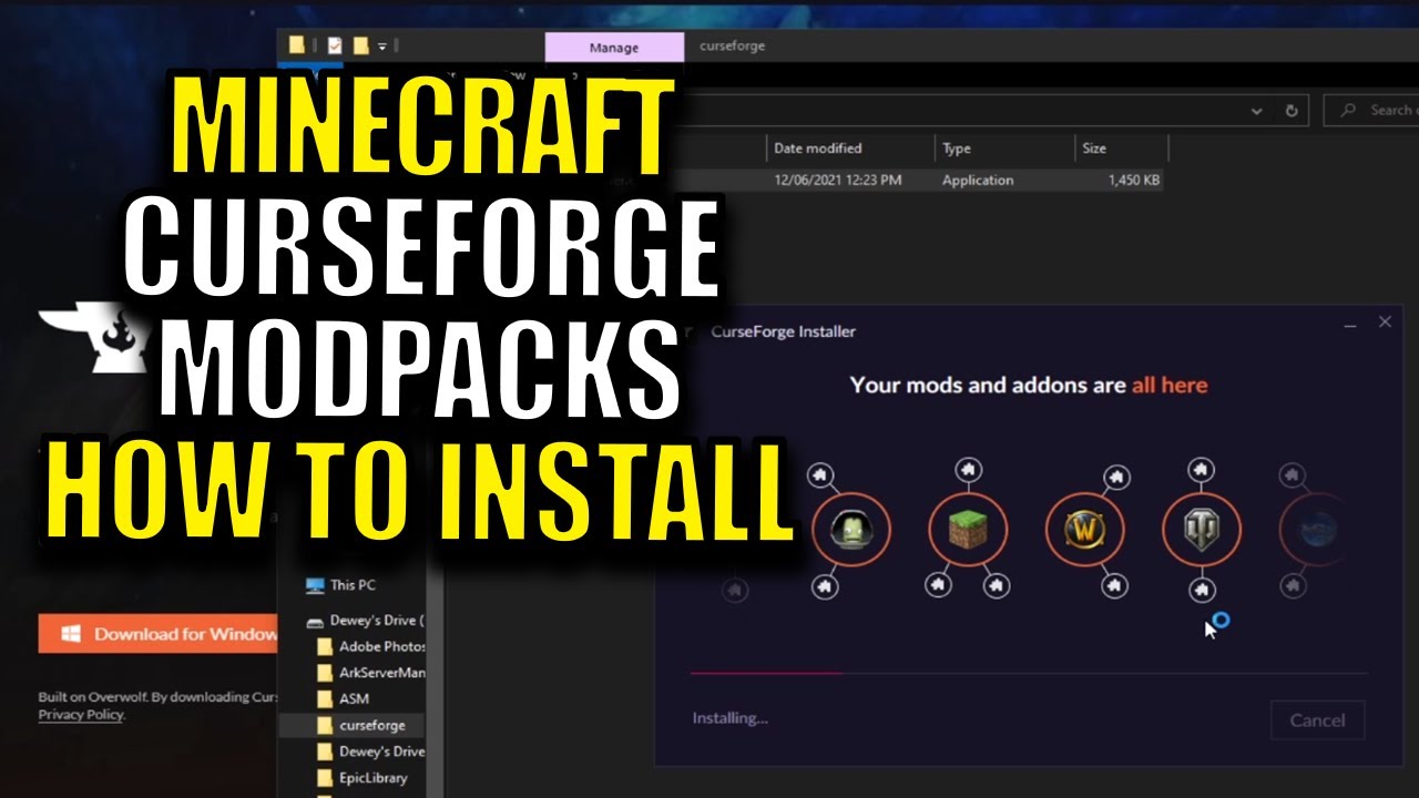 How To Download & Install The CurseForge Launcher