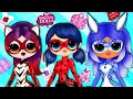 Miraculous Ladybug, Purple Tigress, Rena Furtive New Heroes Costumes - DIY Paper Dolls & Crafts