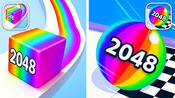 Jelly Run 2048 🟣 vs Ball Run 2048 ♾️ – Walkthrough & Max Level Gameplay | Satisfying Merge Runner