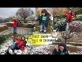 Our First Snowy Day In CHINA ,WILDAN'S First Snowfall Ever VLOG 12 | SidraMehran VLOGS