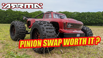 Arrma Outcast 8S Pinion Swap