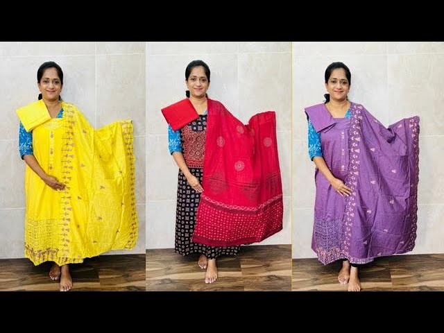 Unstitched Designer party wear salwar sets