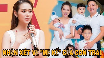 Diệp Bảo Ngọc nói về mối qu@n hệ của con trai mình và 