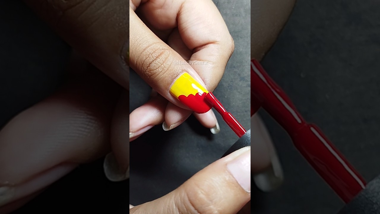 NoTool Nailart 😳😱 simple nd easy Tutorial Step by step 😱 