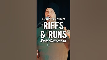 How To Sing Riffs and Runs: Note Delineation #riffing #riffs #singing #music #wolflikeme #shorts