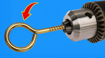 Every house needs this and no one does it! Just insert the eye screw into your drill and be Amazed