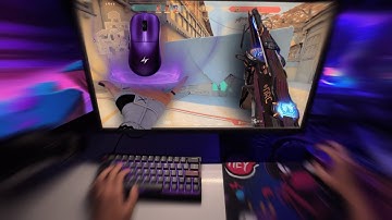 A Gaming Mouse with Bold Looks and Sharp Performance .VALORANT POV ASMR
