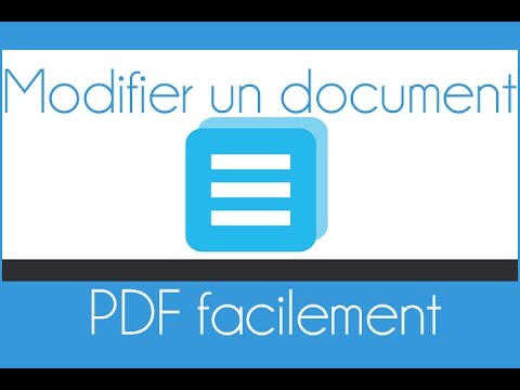 Modifier pdf