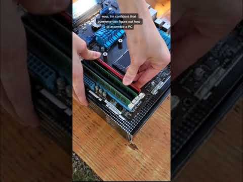 learning to build a PC in the park #shorts