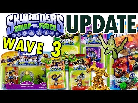 Skylanders Swap Force Wave 3 Update: Rubble Rouser, Spy Rise, Stink Bomb, Dune Bug, Wind Up + More