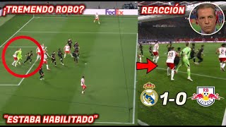 😦¿ROBO? ASÍ FUE el POLEMICO GOL ANULADO al LEIPZIG vs REAL MADRID 0-1 HOY - REACCIÓN