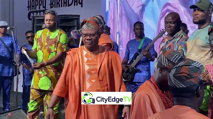 YINKA QUADRI & OGOGO ON STAGE WITH YOMI FABIYI AT HIS HOUSE WARMING & BIRTHDAY PARTY IN ABEOKUTA
