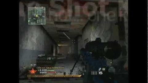 no scope headshot across map on cod 4 lush must watch
