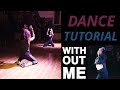Without Me | DANCE TUTORIAL with music | Jazz Funk | Tanzanleitung