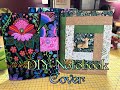 Diy notebook cover  any size or shape suitable for confident beginners