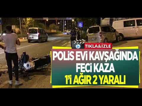 Polis kavşağı kaza