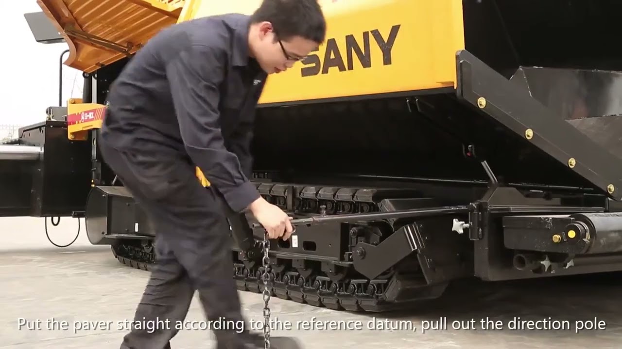 SANY SAP200C 6S Asphalt Paver Operation Instructions