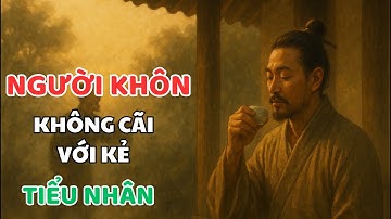 LỜI DẠY CỔ NHÂN - TẠI SAO NGƯỜI KHÔN lại né tránh TRANH CÃI với KẺ TIỂU NHÂN | Triết Lý cổ nhân