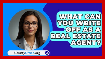 What Can You Write Off As A Real Estate Agent? - CountyOffice.org
