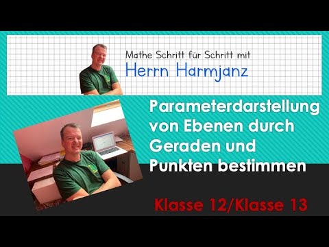 Parameterform einer Geraden aus zwei Punkten aufstellen | Analytische Geometrie by einfach mathe!