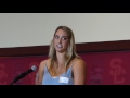 trojancandy.com:  See USC's Elise Ruddins Deliver her Senior Farewell