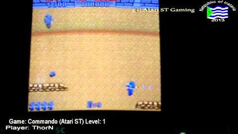 Commando (Atari ST) Level 1