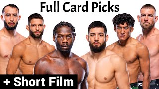 My Full Card Predictions & Breakdown For UFC Fight Night Cannonier vs Imavov