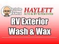 RV Exterior Washing & Waxing with Josh the RV Nerd