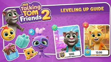 MY TALKING TOM FRIENDS 2 - Gameplay Walkthrough Part 3 - Leveling Up Guide (iOS Android)