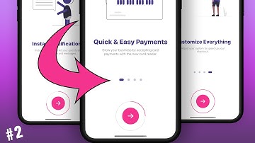 Onboarding tutorial for React Native - Fluid Indicator #2