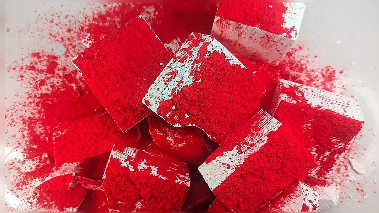 50+ Fresh & Dyed Gym Chalk Blocks [Crush Only Edit]┆800+ Subscriber Celebration 🎊┆@APowderyMess