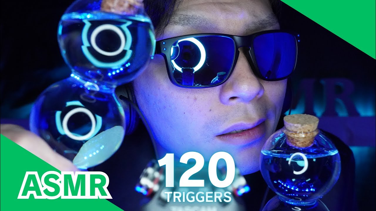 【ASMR】飽き性の人向け！10分で120種類の音【120Triggers】😪