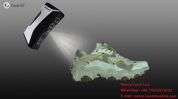 How to scan whole shoe with color texture by Handheld 3D scanner Archer S