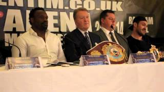 DERECK CHISORA v TYSON FURY II - FULL PRESS CONFERENCE (LONDON) - 'THE FIGHT FOR THE RIGHT'