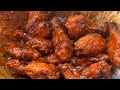 Sweet and spicy cajun wings
