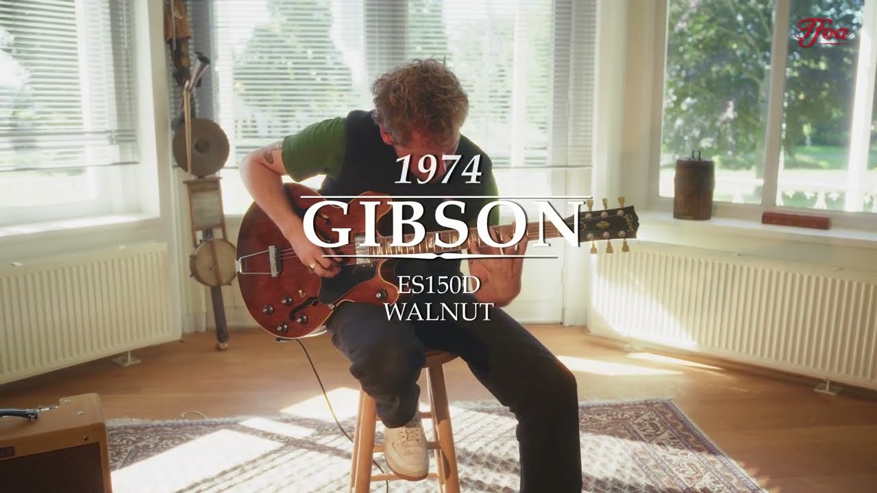 Gibson ES150D Walnut 1974 played by Milo Groenhuijzen | Demo