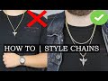 How To Wear A Chain - 5 Tips | Mens Jewelry Guide Part 3