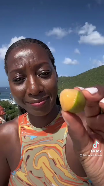 Fruit of the day is ginip/ackee/spanish lime #korcaribfroots