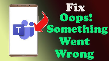 ✅How to Fix Microsoft Teams App Oops something Went Wrong Error on Android ✅