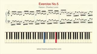 Charles, Louis Hanon Exercise No 05