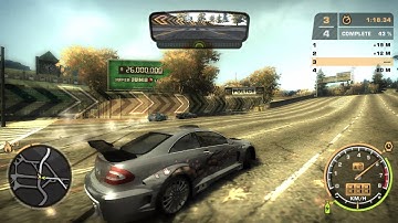 NFS Most Wanted 2005 | Part 31 | Mercedes-Benz CLK 500 | Races | Manual Transmission