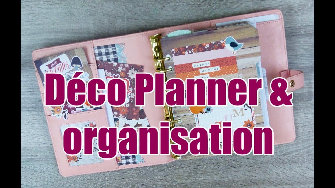 Planner A5 : déco automne et astuces organisation