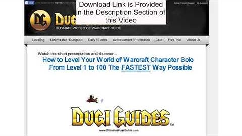 Dugi World Of Warcraft Guides