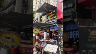 Banh Mi and Coffee in Vietnam? I think yes?  #southeastasia #vietnam #banhmi #hochiminhcity #saigon